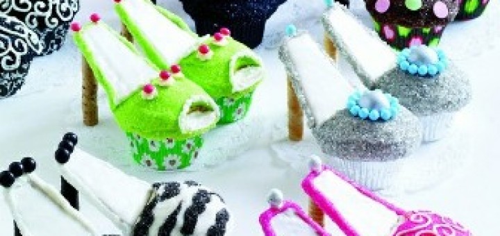 ayakkabı şeklinde cupcake