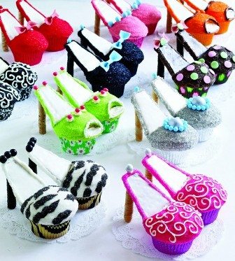 ayakkabı şeklinde cupcake