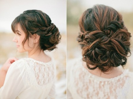 short hair bun