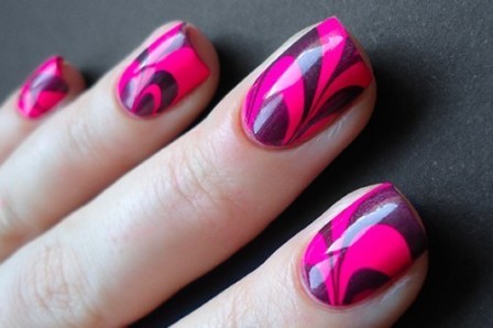 pink nail